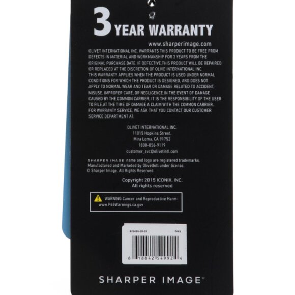 SHARPER IMAGE 20in Commando Hardside Carry-on Spinner - Picture 6 of 6